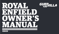 Royal Enfield Guerrilla - Navod k obsluze CZ 2025